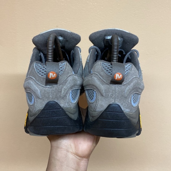 Merrell Moab 2 Falcon Vent Hiking Sneakers “Gray Light Blue” - Picture 5 of 16